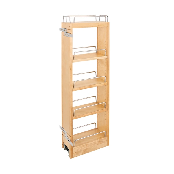 Rev-A-Shelf Maple Veneer, Light Brown, 5 in W, 32.15 in H, 10.75 in D, 10.75 in L, Light Brown 448-BBSCWC36-5C - main